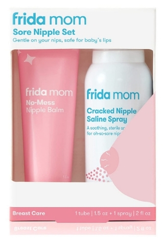 Bộ làm dịu và cấp nước bầu ngực mẹ frida mom sore nipple set