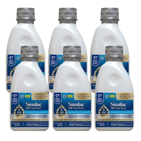 Sữa bột pha sẵn dành cho trẻ sơ sinh similac 360 total care ready to feed