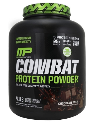 Sữa bột tăng cơ musclepharm combat protein powder - chocolate milk