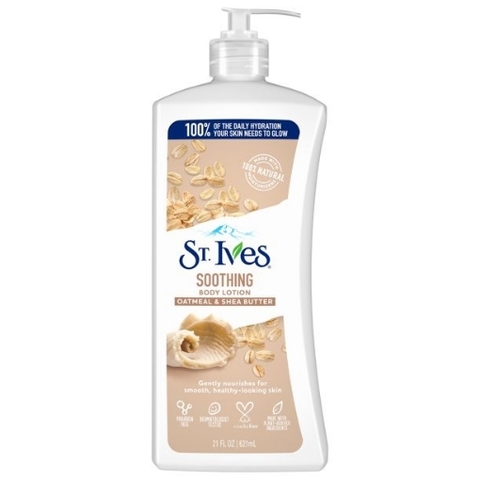 Sữa dưỡng thể bột yến mạch và bơ st. ives soothing hand & body lotion oatmeal & shea butter