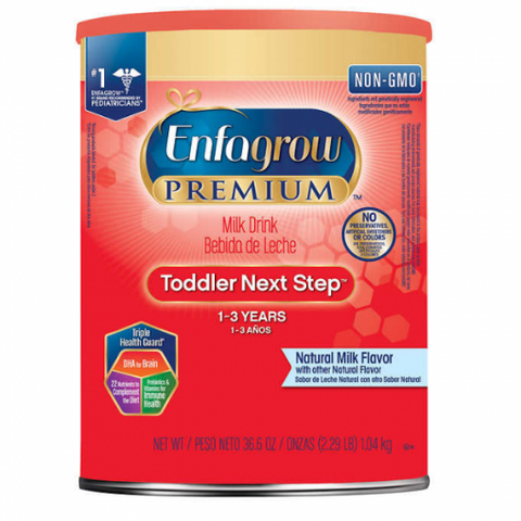 Sữa bột cho trẻ từ 1-3 tuổi enfagrow premium non-gmo toddler next step formula stage 3