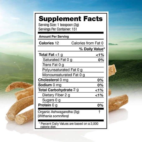 Bột nhân sâm ấn độ hữu cơ Feel Good Organic Superfoods Ashwagandha Powder