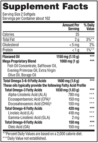 Viên uống bổ sung Member's Mark Omega 3-6-9 Dietary Supplement 1030mg