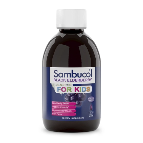 Siro hỗ trợ miễn dịch Sambucol Black Elderberry Immune Support Syrup