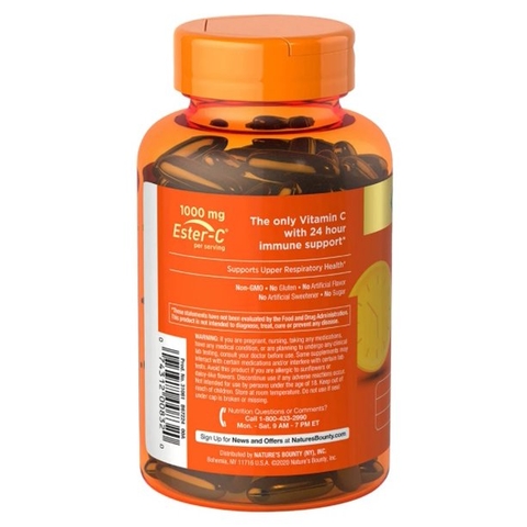 M21 NB IMMUNE24+ Viên uống hỗ trợ miễn dịch 24 giờ Nature's Bounty Immune 24 Hour+, 120 viên