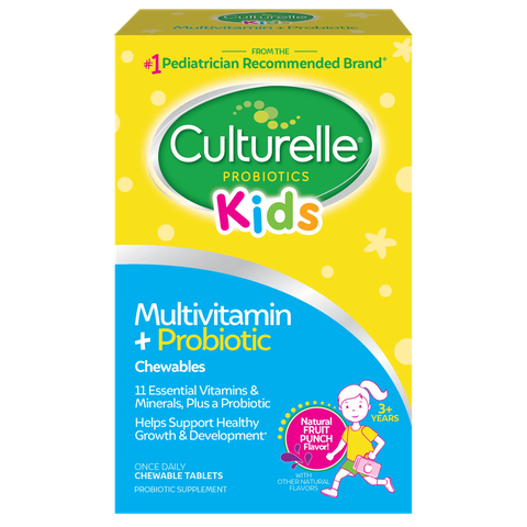 Viên nhai hỗ trợ tiêu hóa và miễn dịch cho bé Culturelle Kids Complete Multivitamin + Probiotic Chewable, 50 viên.