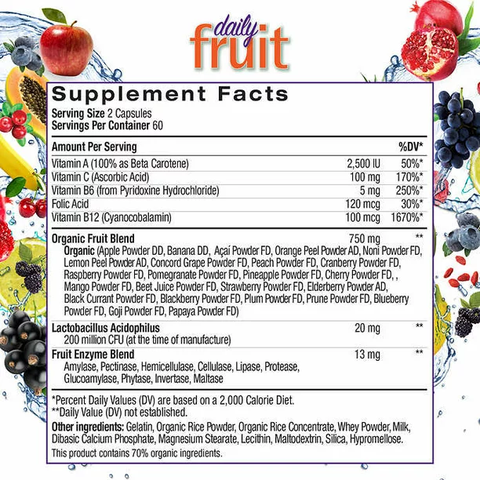 Viên uống bổ sung Vitamin từ rau củ quả nNatrol JuiceFestiv Daily Fruit & Veggie, 240 viên
