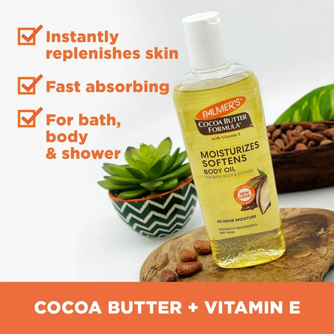 Dầu dưỡng ẩm cơ thể Palmer's Cocoa Butter Formula Moisturizing Body Oil with Vitamin E
