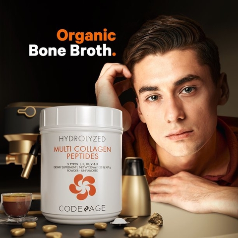 Bột collagen thủy phân Codeage Hydrolyzed Multi Collagen Protein Powder Peptides