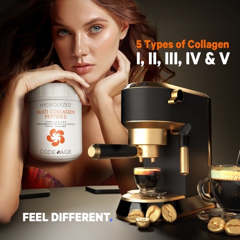 Bột collagen thủy phân Codeage Hydrolyzed Multi Collagen Protein Powder Peptides