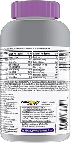 M11 WOMENS50+275 Viên uống Vitamin hỗ trợ não,mắt, xương và tim mạch cho Nữ giới 50+ Centrum Silver Women 50+, 275 viên