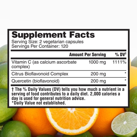 Viên uống bổ sung Vitamin C Nature’s Lab Vitamin C 1000 mg, 240 viên