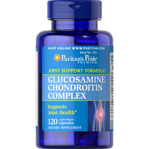 Viên uống hỗ trợ sụn khớp khỏe mạnh Puritan's Pride Glucosamine Chondroitin Complex Capsules