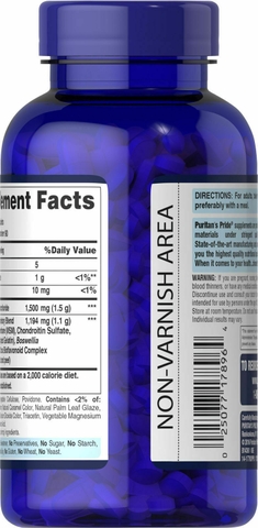 Viên uống hỗ trợ xương khớp Puritan's Pride Triple Strength Glucosamine, Chondroitin & MSM Joint Soother