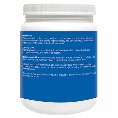 Bột trái cây giảm căng thẳng Natural Vitality Calm Magnesium Citrate