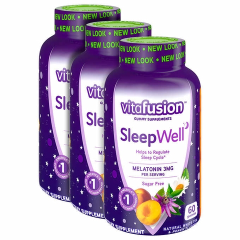 Kẹo dẻo hỗ trợ giấc ngủ vitafusion Sleep Well, 180 viên