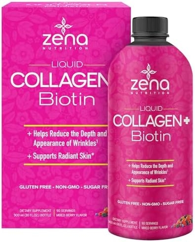 M22 LIQ COLLAGEN Viên Uống Bổ Sung Collagen Zena Liquid Collagen + Biotin