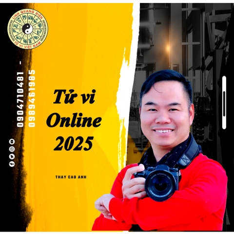 GÓI TƯ VẤN TỬ VI ONLINE 1 TRIỆU – GẶP TRỰC TIẾP THẦY CAO ANH