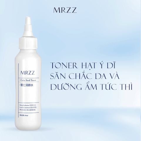 Toner hạt Ý dĩ hỗ trợ dưỡng ẩm và góp phần săn chắc da MRZZ Coix Seed Toner 100ml