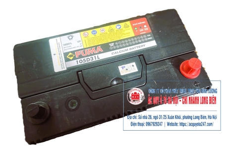 Ắc quy Puma 105D31L(85AH;670CCA)