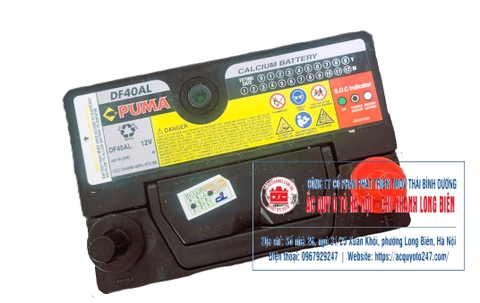 Ắc quy Puma DF40AL(40AH;350CCA)