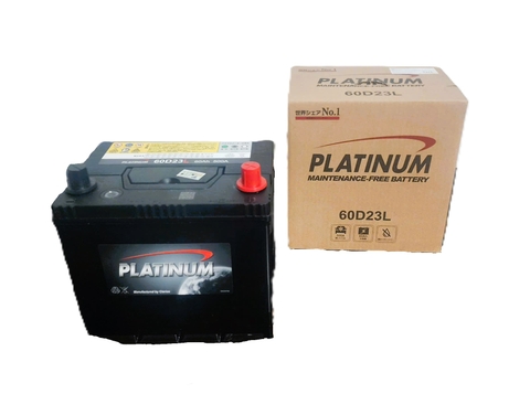 Ắc quy Platinum 60D23L (60Ah;500CCA)