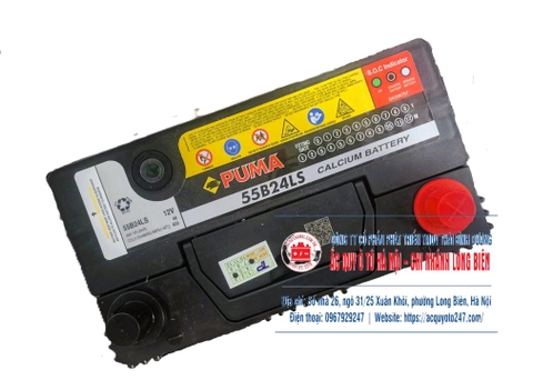 Ắc quy Puma 55B24LS (46AH;420CCA)