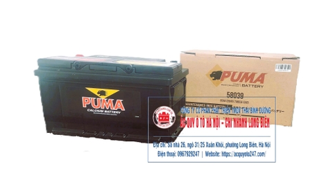 Ắc quy Puma DIN58039(80AH;730CCA)