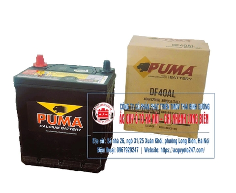 Ắc quy Puma DF40AL(40AH;350CCA)