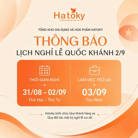 Thông báo lịch nghỉ lễ Quốc Khánh 02/09/2026