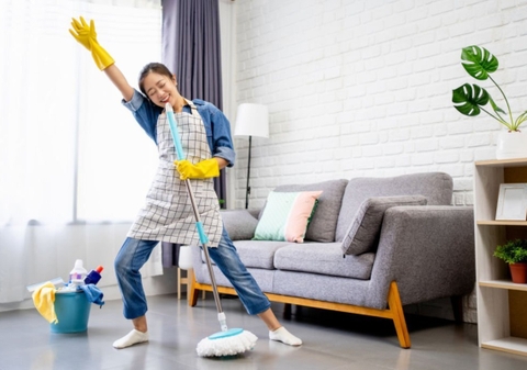 Cách dọn dẹp nhà cửa nhanh gọn để đón Tết