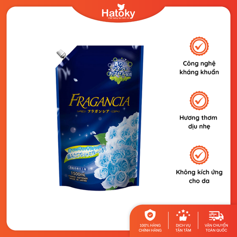 Nước Xả Vải Đậm Đặc Rocket 1.5L - Lưu Hương Bền Lâu & Kháng Khuẩn Vượt Trội