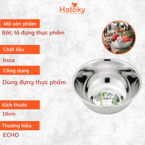 Bát, tô đựng thực phẩm