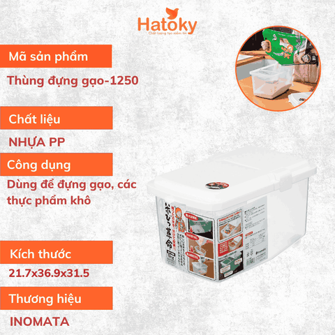 Thùng đựng gạo-1250