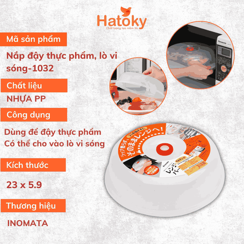Nắp Đậy Thực Phẩm Lò Vi Sóng INOMATA