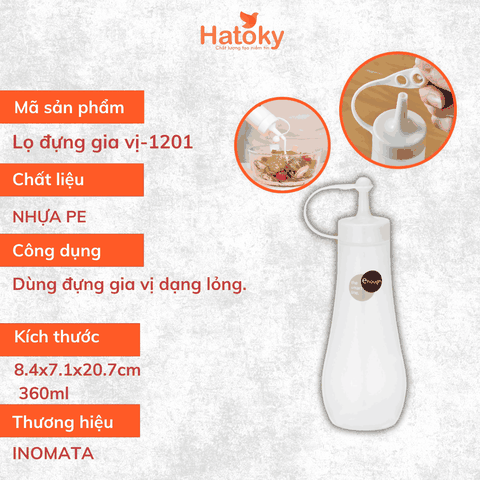 Bình Đựng Nước Sốt Inomata Enough