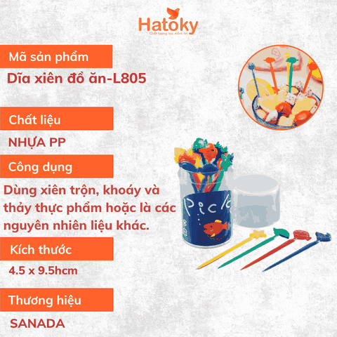 Dĩa xiên thức ăn-L805