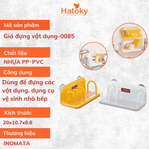 Giá Đựng Miếng Bọt Rửa Bát Feeling Inomata