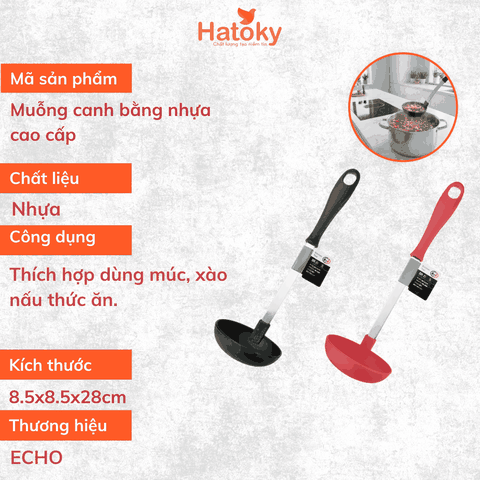 Muỗng canh bằng nhựa cao cấp