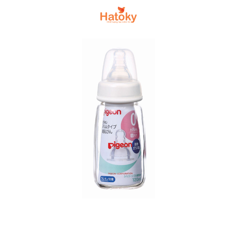 Bình sữa Pigeon PPSU cổ rộng 120ml - Dành cho trẻ sơ sinh