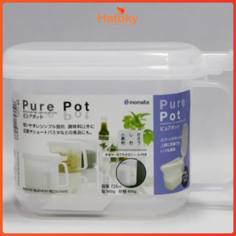 Hộp Đựng Gia Vị Kèm Muỗng INOMATA 720ml