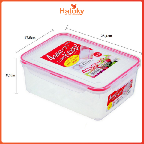 Hộp đựng thực phẩm chịu nhiệt lò vi sóng-1851