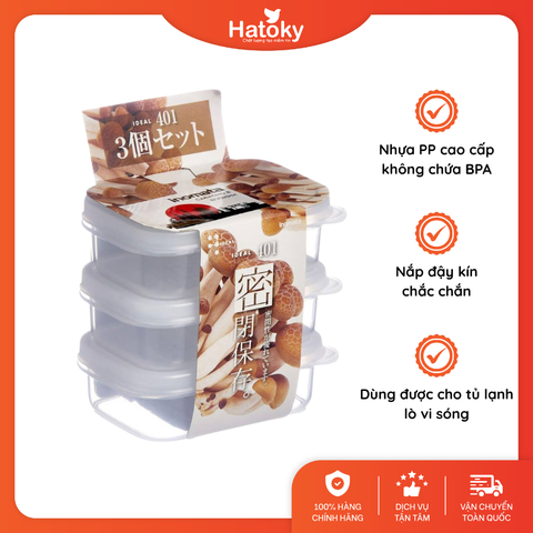 Hộp Đựng Thực Phẩm Chịu Nhiệt Lò Vi Sóng INOMATA