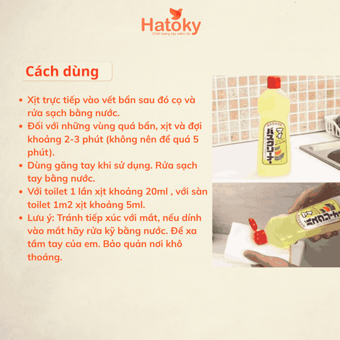 Nước tẩy rửa nhà tắm ROCKET Super Bass hương chanh 500ml