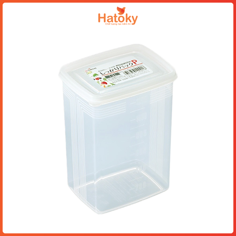 Hộp nhựa đựng thực phẩm nắp dẻo, dáng cao 1,3L NAKAYA