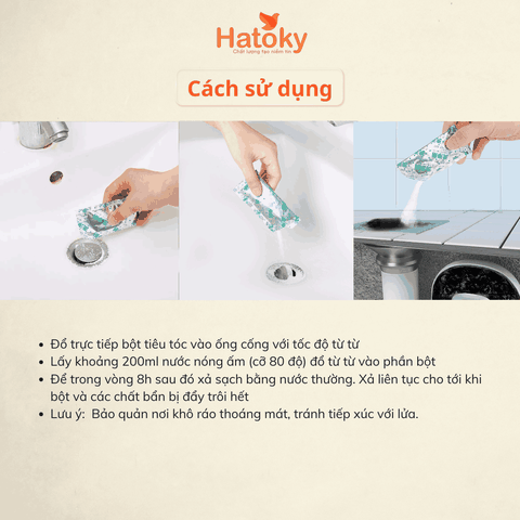 Bột Thông Tắc Ống Nước Đa Năng KOKUBO