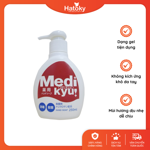 Dung dịch rửa tay Medi Kyu 250ml - Sạch khuẩn, không hại da tay