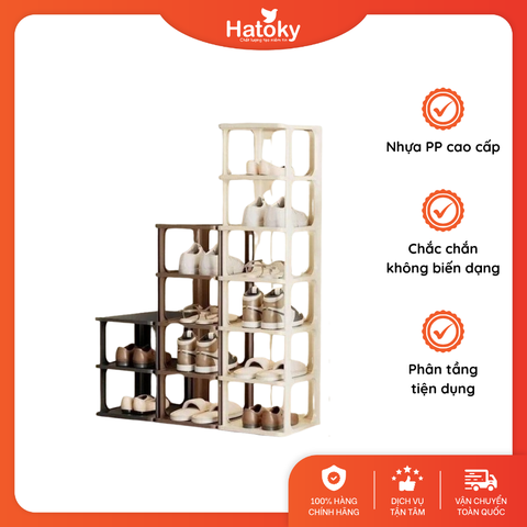 Kệ giày 6 tầng - Màu be