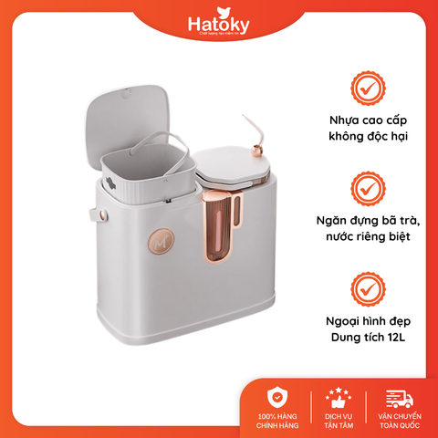 Thùng rác bàn trà 12L