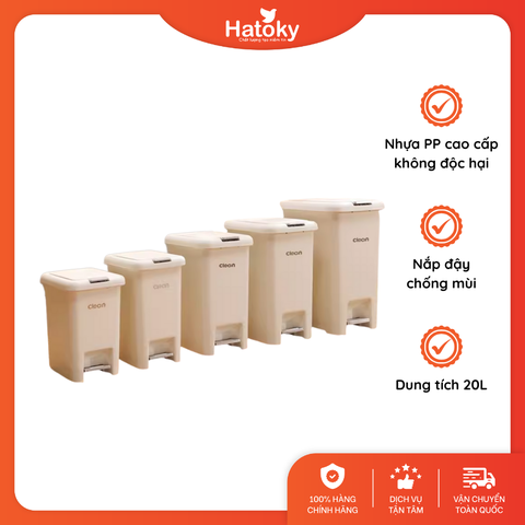 Thùng rác 2 cách mở thông minh 20L